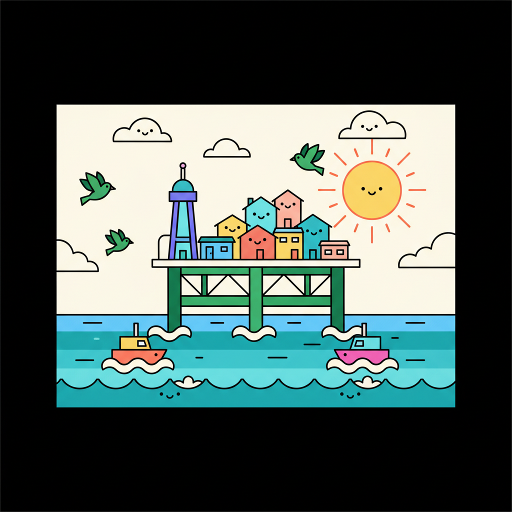 Visual illustration: Why Visit a Steel Platform in the Sea? The Unmatched Allure of Sealand